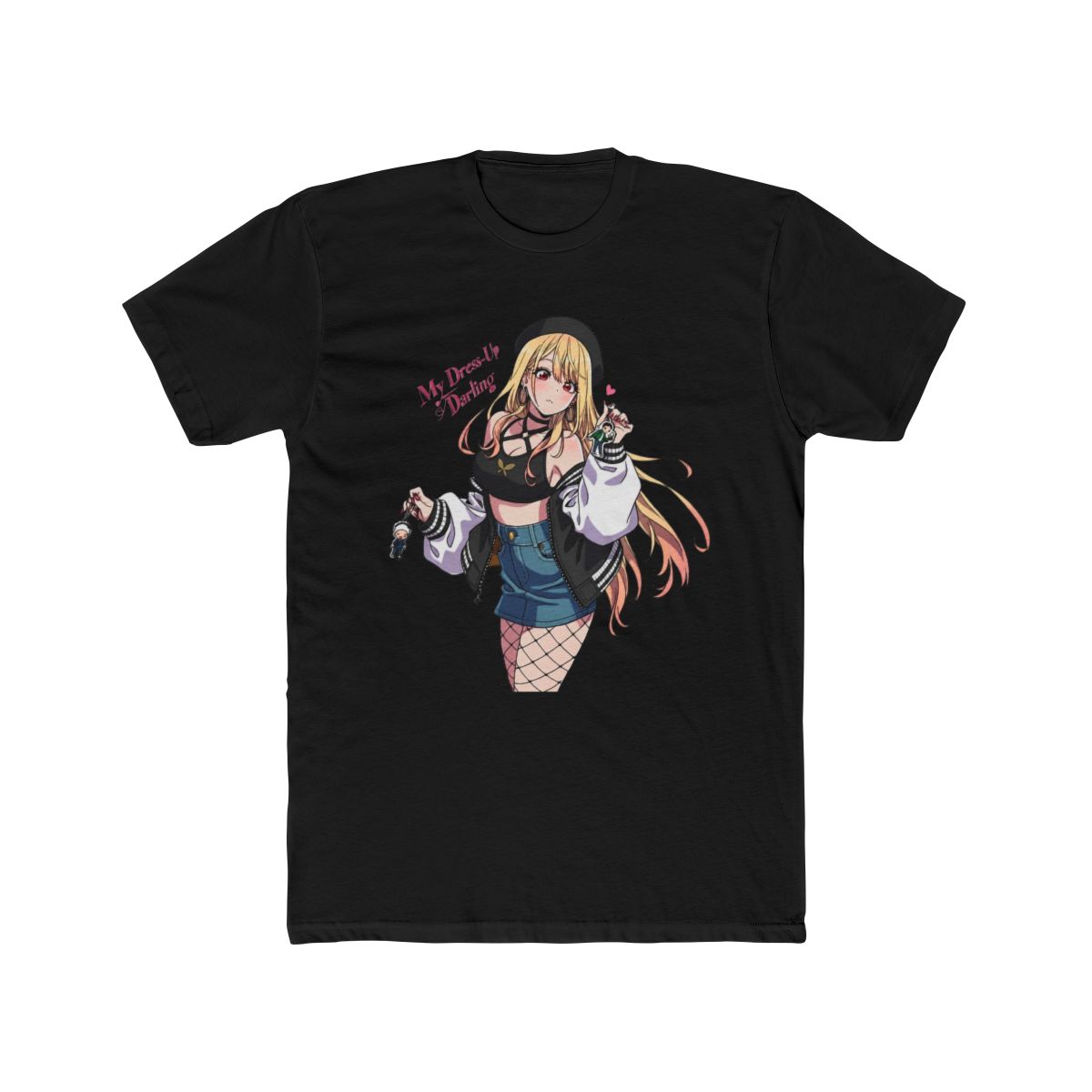 Kitagawa Marin T Shirt, My Dress-Up Darling Anime Gift, Summer Cotton Loose Fashion Short Sleeve Tops Women Men T-shirts - alternate angle 3, merchandise