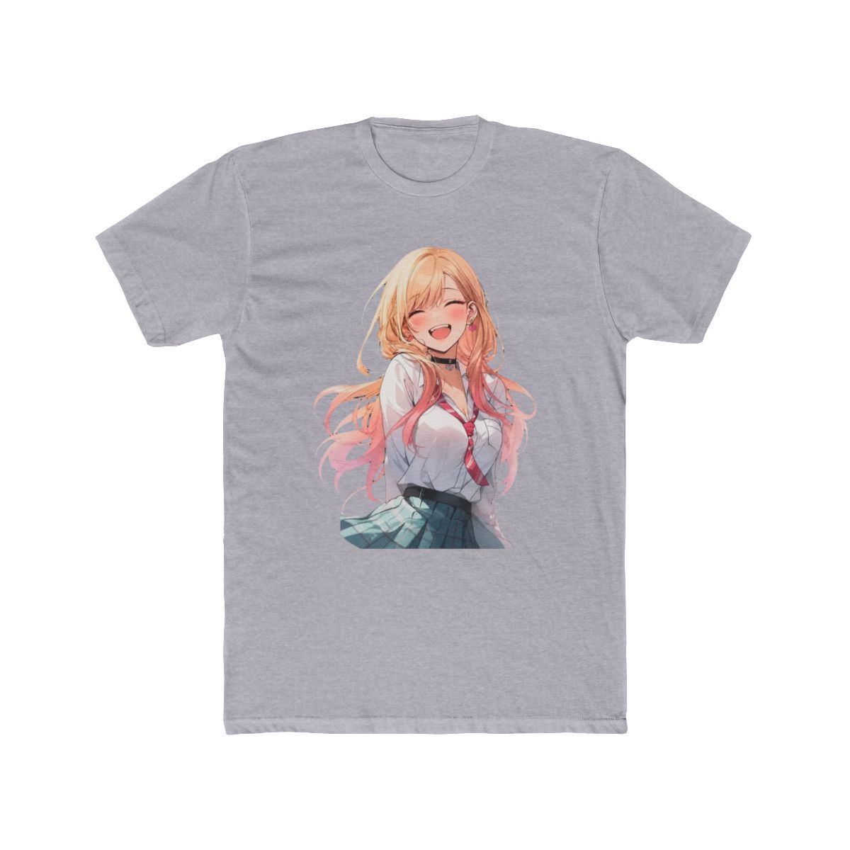 Anime My Dress-Up Darling Merch T Shirt Marin Kitagawa Pattern Vintage Washed High Quality Oversized Top T-shirts4 - TikTok Shop