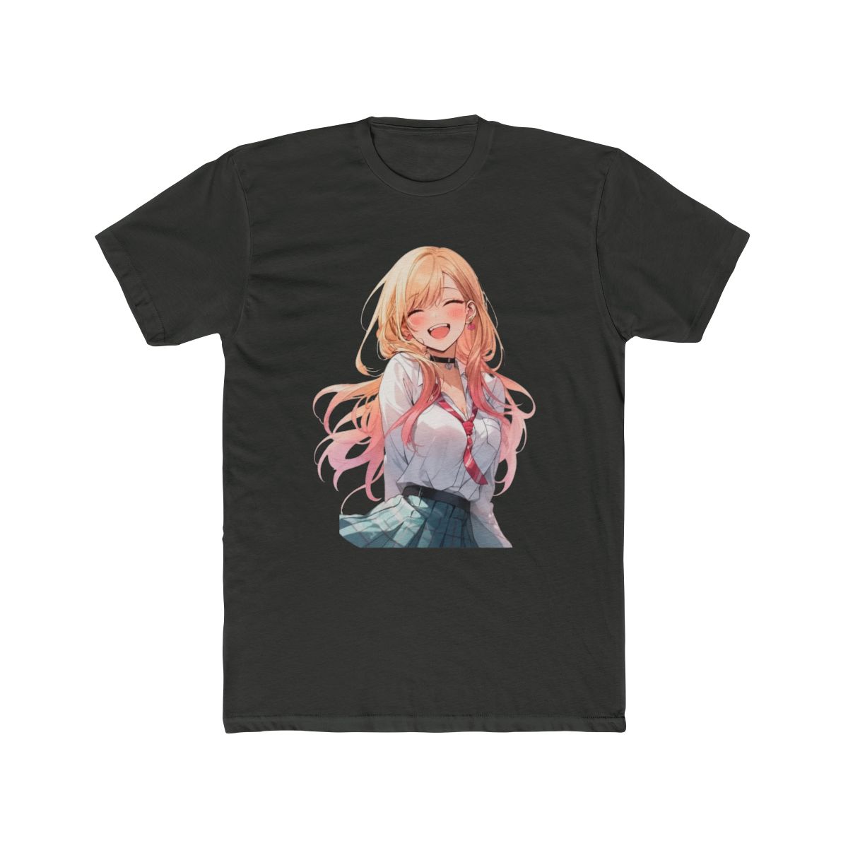 Anime My Dress-Up Darling Merch T Shirt Marin Kitagawa Pattern Vintage Washed High Quality Oversized Top T-shirts4 - TikTok Shop - alternate angle 5, merchandise